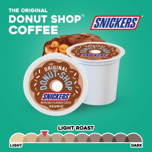 The Original Donut Shop Snickers Light Roast K-Cup Coffee Pods Perspective: bottom