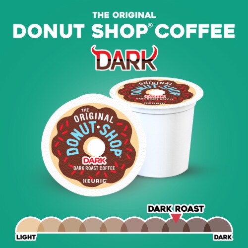 The Original Donut Shop Dark Dark Roast K-Cup Coffee Pods Perspective: bottom