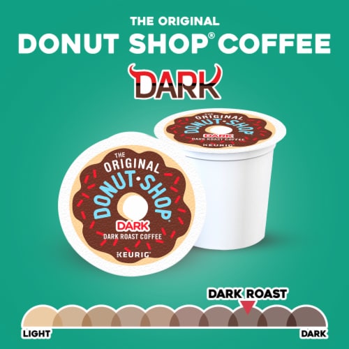 The Original Donut Shop Dark Dark Roast K-Cup Coffee Pods Perspective: bottom