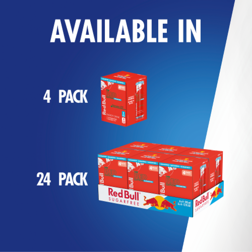 Red Bull Red Edition Sugar Free Watermelon Energy Drink Perspective: bottom