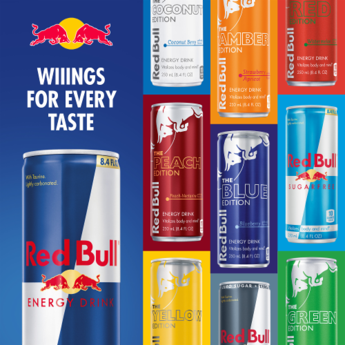 Red Bull Sugar Free Energy Drink Perspective: bottom
