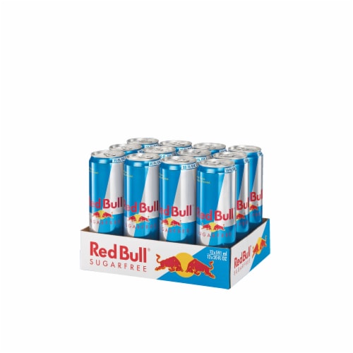 Red Bull Sugar Free Energy Drink Can Perspective: bottom