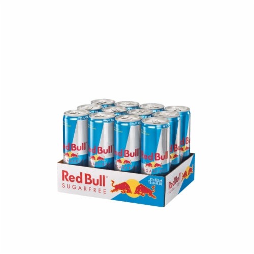 Red Bull® Sugar Free Energy Drink Can Perspective: bottom
