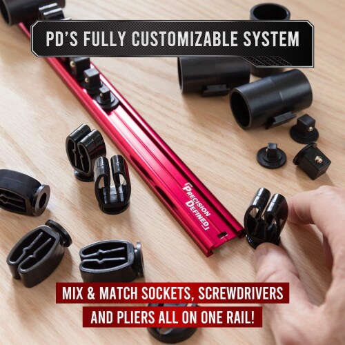 PD Magnetic Screwdriver Organizer Tool Tray Holder Rack Premium