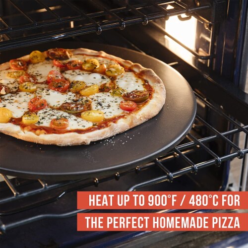 Chef Pomodoro 15 Round Pizza Stone, Glazed Natural Stone for Baking Ovens and Grills Perspective: bottom