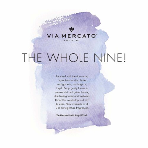 Via Mercato Liquid Hand Soap No 8 - Clove, Vanilla, & Orange Perspective: bottom