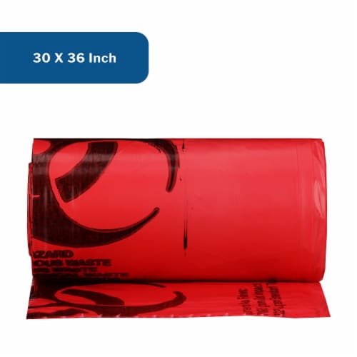 McKesson Infectious Waste Bag 30 gal. Case of 250 Perspective: bottom