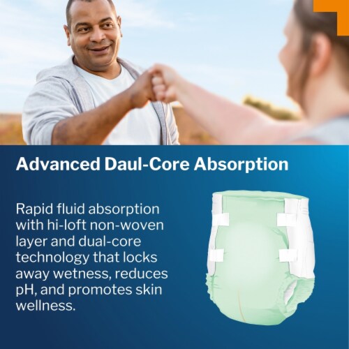 McKesson Ultra Adult Incontinence Brief S Heavy Absorbency BRULSM, Heavy, 96 Ct Perspective: bottom
