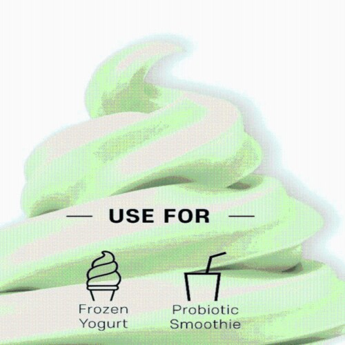 Honeydew Yogurt Powder, Probiotic Soft Serve Ice Cream Mix Perspective: bottom