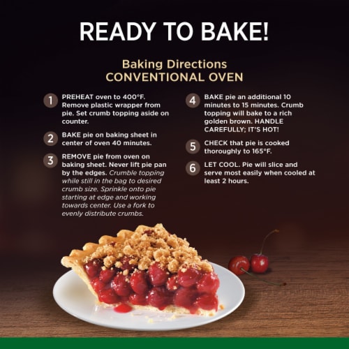 Marie Callender's Cherry Crunch Pie Frozen Dessert Perspective: bottom