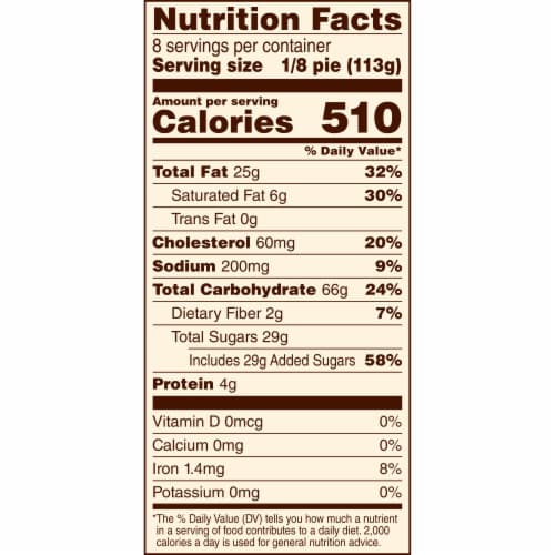 Marie Callender's Southern Pecan Pie Frozen Dessert Perspective: bottom