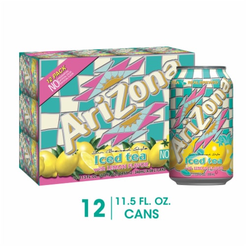 AriZona® Lemon Iced Tea Multipack Cans Perspective: bottom