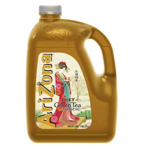 AriZona® Diet Green Tea with Ginseng Perspective: bottom