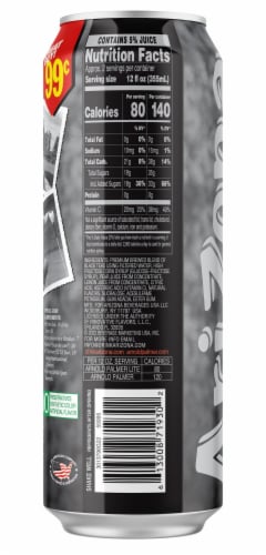 AriZona® Arnold Palmer Lite Half & Half Lemonade Iced Tea Can Perspective: bottom