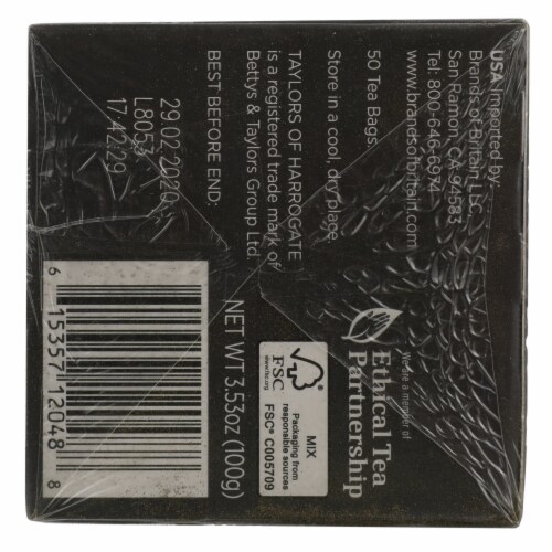 Taylors of Harrogate Organic Peppermint Tea Bags Perspective: bottom