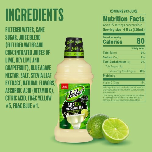 Zing Zang Amazing Classic Margarita Mix Perspective: bottom