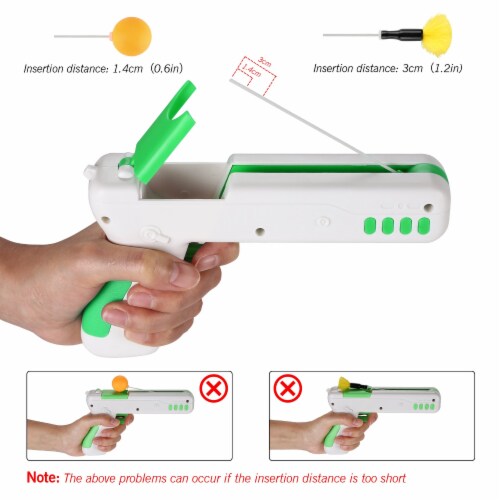 Interactive Cat Toy Stick Toy with Ball & Feather Perspective: bottom