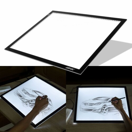 A3 Light Box, AGPtek LED Artcraft Tracing Light Pad Ultra-Thin USB Power  Cable Dimmable Brigh, 1 unit - Kroger