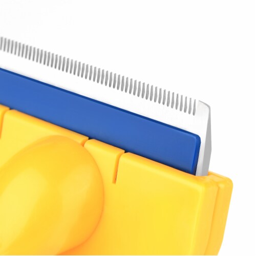PET Short Hair Brush Removal DeShedding Grooming Tool for Large Small Dog Cat Perspective: bottom