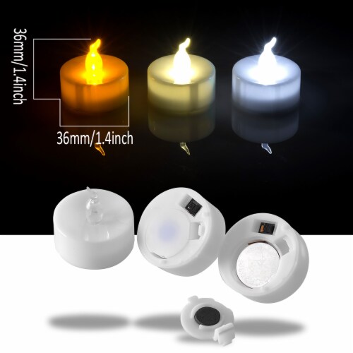 Battery operated tea light candles with timer new arrivals