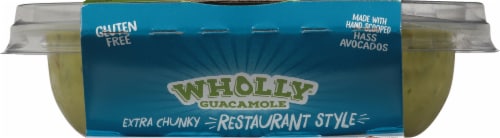 Wholly® Extra Chunky Restaurant Style Guacamole Bowl Perspective: bottom