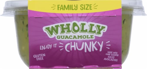 Wholly® Guacamole Family Size Chunky Medium Guacamole Perspective: bottom