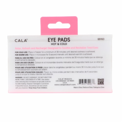 CALA Hot & Cold Watermelon Gel Eye Pads Perspective: bottom