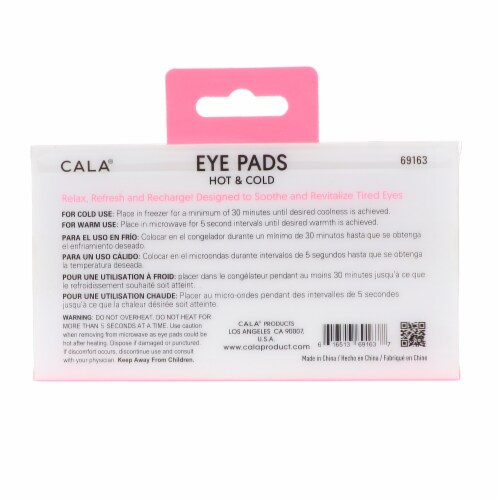 CALA Hot & Cold Watermelon Gel Eye Pads Perspective: bottom