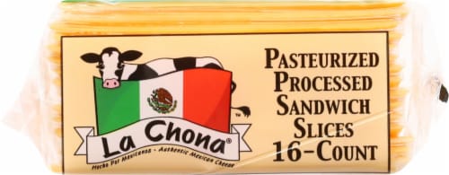 La Chona® American Sliced Cheese Perspective: bottom