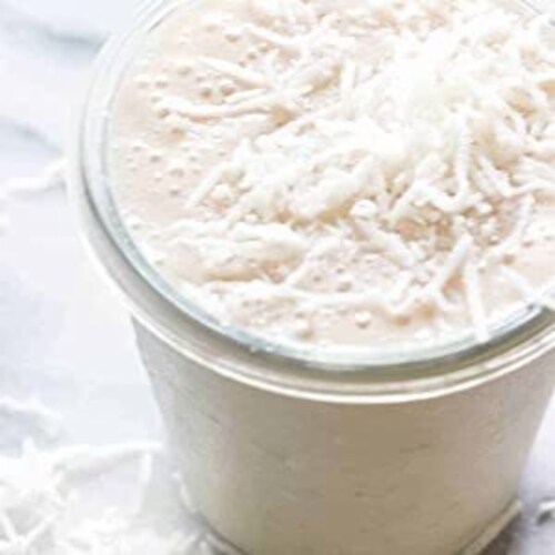 Coconut Yogurt Powder, Probiotic Soft Serve Ice Cream Mix Perspective: bottom