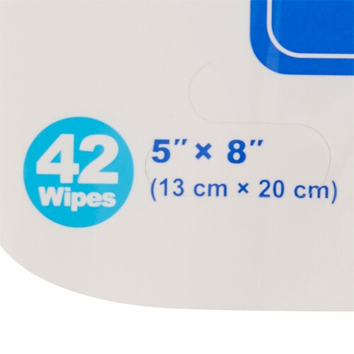 Flush Away Junior Adult Wipe or Washcloth 5 x 8 1324, 1 Pack 42 Wipes Perspective: bottom
