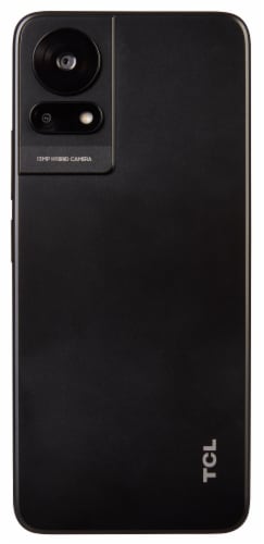 Simple Mobile TCL 50 LE Prepaid Smartphone Gray Perspective: bottom