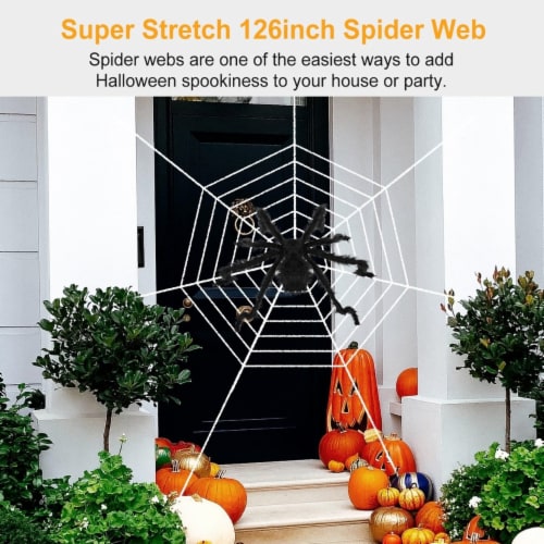 Halloween Decorations Spider Outdoor 49inch Halloween Spider Perspective: bottom