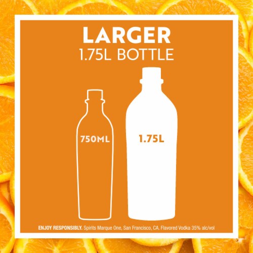 SVEDKA Limited Edition Clementine Flavored Vodka Perspective: bottom