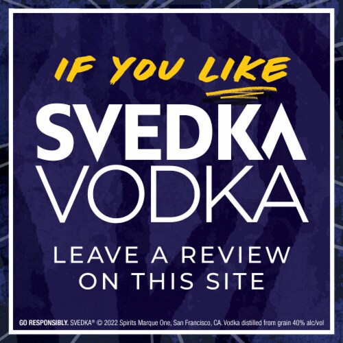 SVEDKA Vodka Glassware Gift Set Perspective: bottom