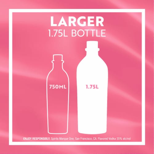 SVEDKA Strawberry Lemonade Flavored Vodka Perspective: bottom