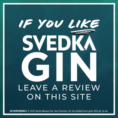 SVEDKA Modern Style Gin Perspective: bottom