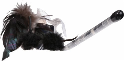 JW Pet Action Ball with Wand Cat Toy Perspective: bottom