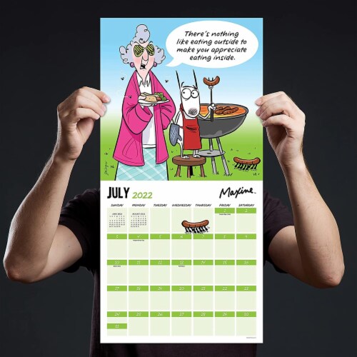2022 Maxine At Home 12-Month Wall Calendar by TF Publishing Perspective: bottom