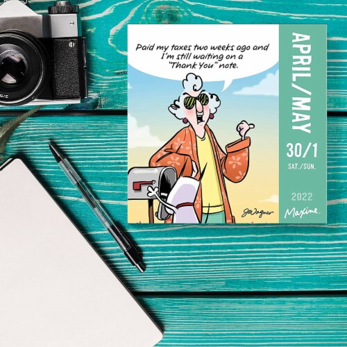 2022 Maxine Daily Desktop Calendar by TF Publishing Perspective: bottom