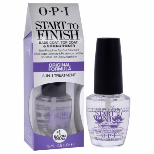 OPI Start To Finish Base Coat, Top Coat & Strengthener Perspective: bottom