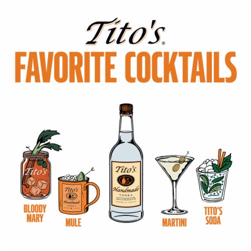 Tito's Handmade Vodka Perspective: bottom