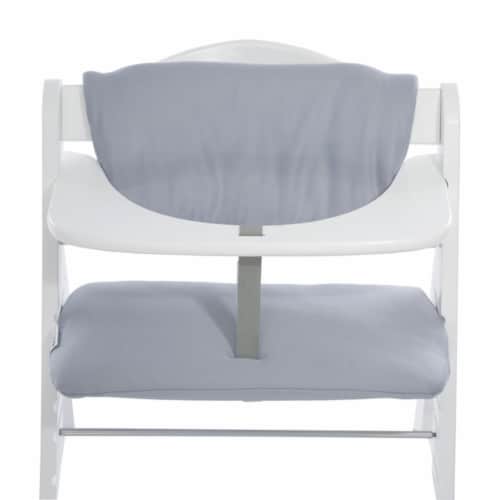 hauck AlphaPlus Grow Along Walnut Wooden High Chair, Tray Table & Deluxe Cushion Perspective: bottom