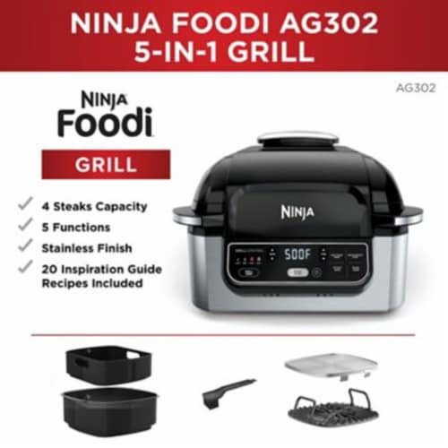 Ninja Foodi 5 in 1 Indoor Grill with 4 Quart Air Fryer 1 ct