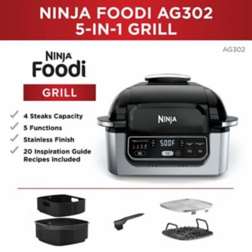 Ninja® Foodi™ 5-in-1 Indoor Grill with 4-Quart Air Fryer, 1 ct