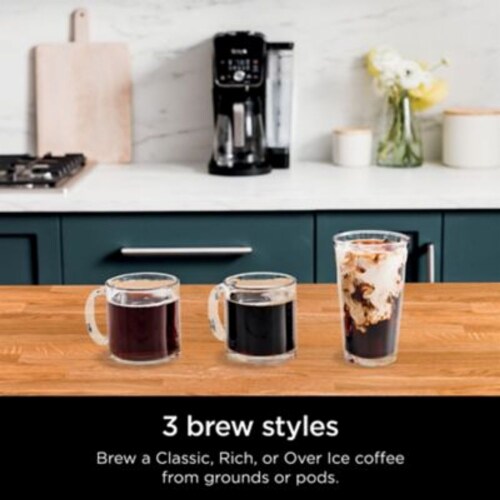Ninja® CFP201 DualBrew Coffee Maker - Black Perspective: bottom