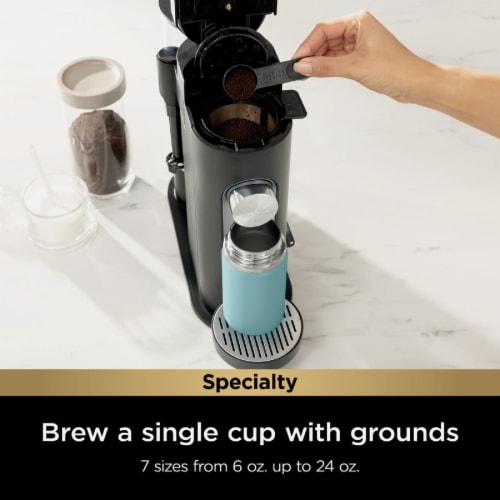 Ninja Single-Serve Pods & Grounds Coffee Maker Perspective: bottom