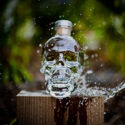 Crystal Head Vodka Perspective: bottom
