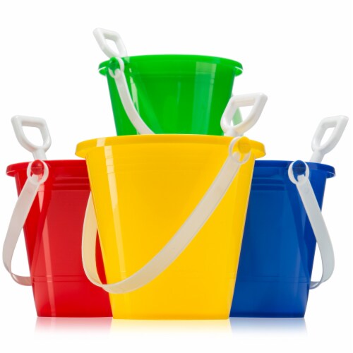 Top Race 6 Sets 5 Inch Beach Pails and Sand Shovels for Kids, 6 Sets -  Foods Co.