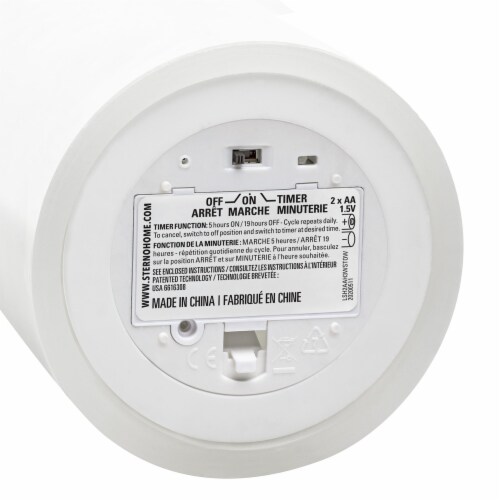 Sterno Home™ All Weather Wax LED Candle Perspective: bottom
